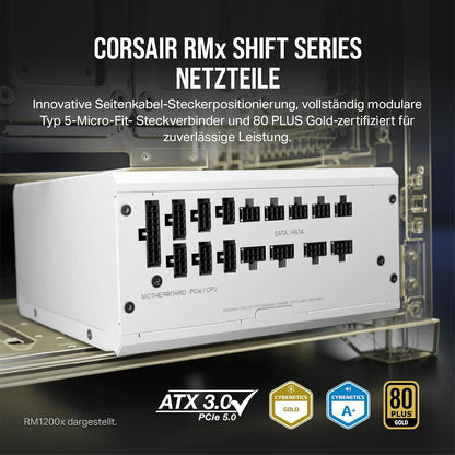 Corsair RMx Series RM750x Shift Vollmodulares ATX-Netzteil 750 Watt 80 PLUS Gold