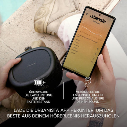 Urbanista Malibu Kabelloser/Solarbetriebener Bluetooth-Lautsprecher Wasserdicht