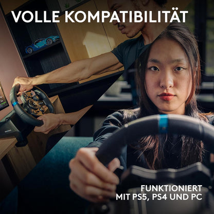 Logitech G G923 Racing Wheel und Pedale TRUEFORCE bis zu 1000 Hz Force Feedback