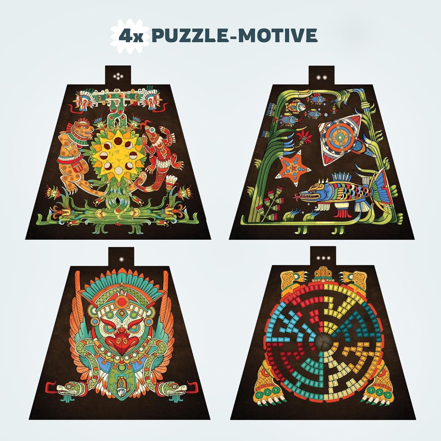 iDventure Cluepuzzle Sonnenpyramide Escape Room Spiel 3D Holzpuzzle Geschenkbox