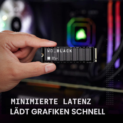 WD_BLACK SN850X 4TB Interne SSD WDS400T2XHE NVMe M.2 2280 - PCIe 4.0 x4 (NVMe)