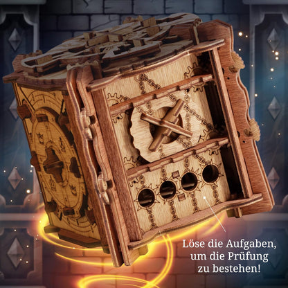 iDventure Cluebox Das Geheimnis von Camelot Escape Room Holzpuzzle  Rätselbox