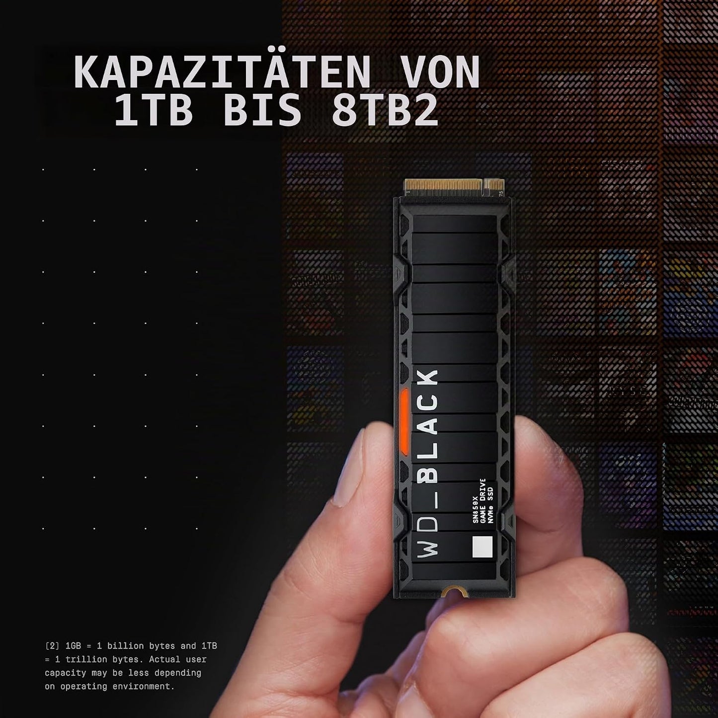 WD_BLACK SN850X 4TB Interne SSD WDS400T2XHE NVMe M.2 2280 - PCIe 4.0 x4 (NVMe)