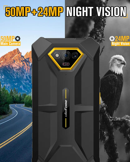 Ulefone Armor X13 Outdoor Smartphone 64GB / 6GB RAM Dual SIM – 50MP Kamera + 24MP Infrarot-Nachtsichtkamera