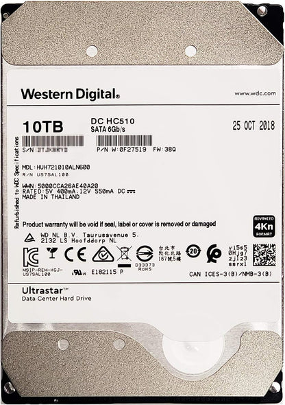 HGST Ultrastar HE10 10TB Interne Festplatte HUH721010ALN600 3,5 Zoll HDD SATA3