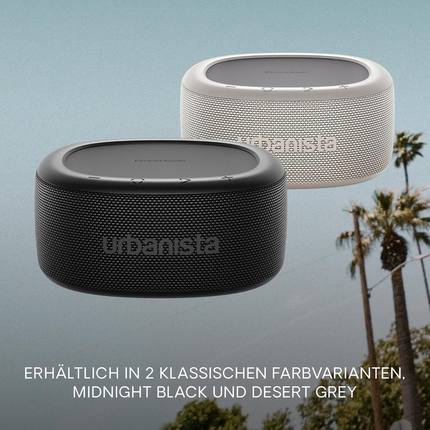 Urbanista Malibu Kabelloser/Solarbetriebener Bluetooth-Lautsprecher Wasserdicht