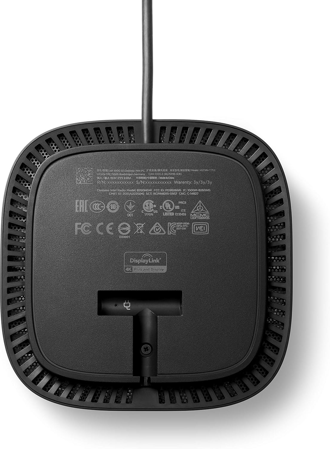 HP USB-C/A Dockingstation G2 Universal Dock inkl. 120 Watt Netzteil - HSN-IX02