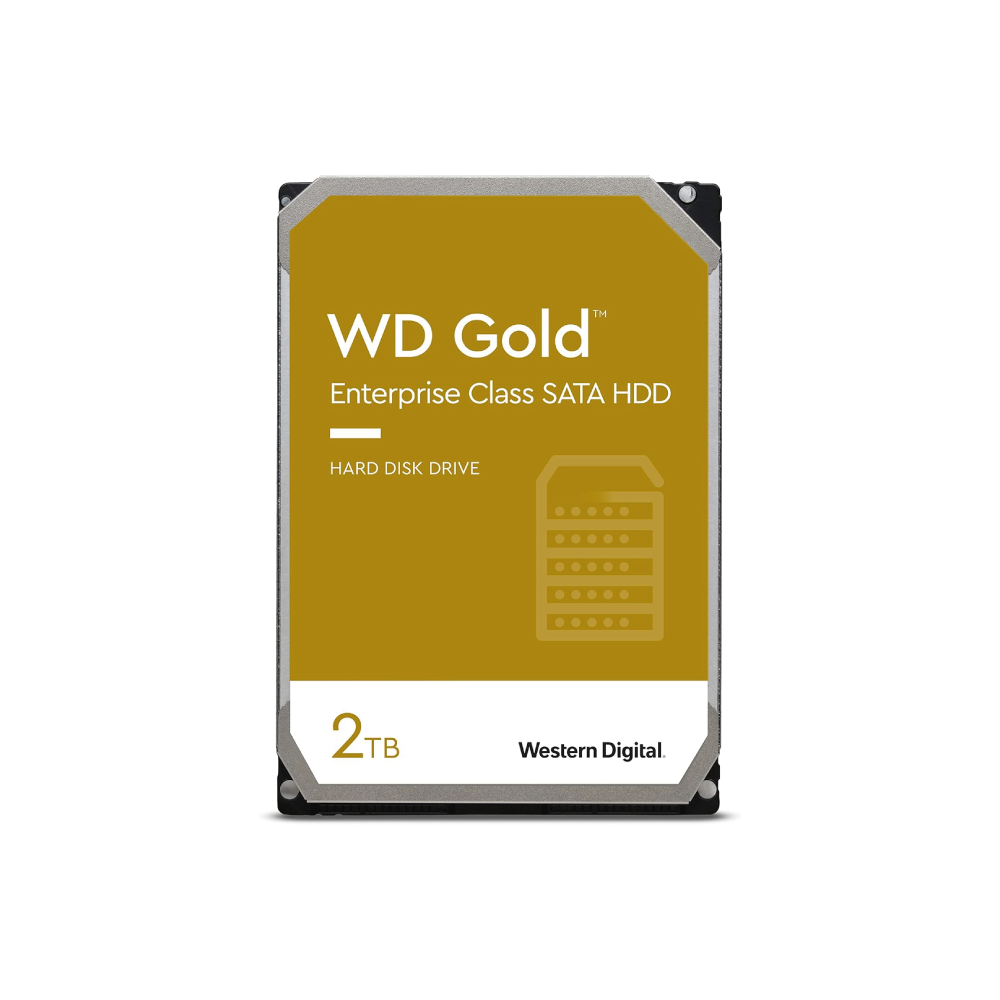 Western Digital WD Gold 2TB Interne Festplatte WD2005FBYZ 3,5 Zoll HDD SATA3