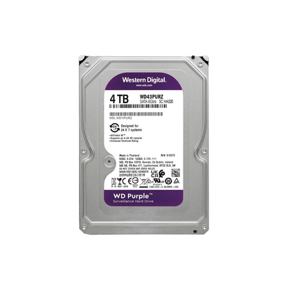 Western Digital WD Purple 4TB Interne Festplatte WD43PURZ 3,5 Zoll HDD SATA3