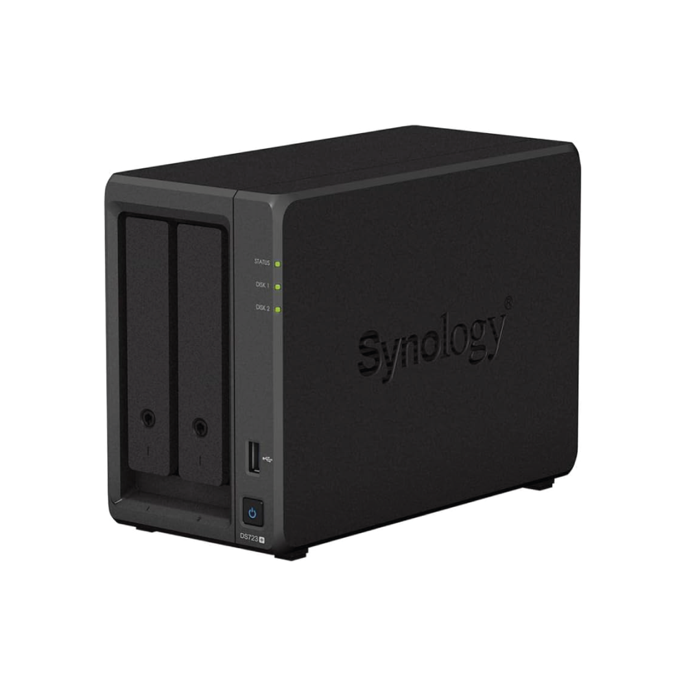 Synology DS723+ NAS Server System 2bay Diskstation 4TB/6TB/8TB vorinstalliert