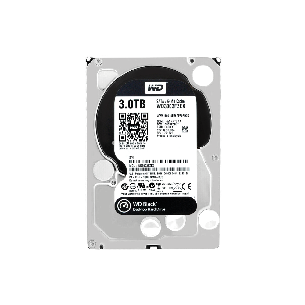 Western Digital WD Black 3TB Interne Festplatte WD3003FZEX 3,5 Zoll HDD SATA3