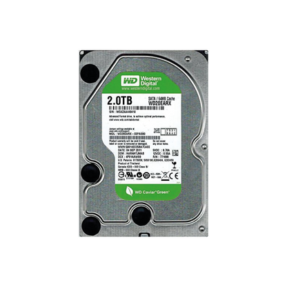 Western Digital WD Green 2TB Interne Festplatte WD20EARX 3,5 Zoll HDD SATA3 64MB
