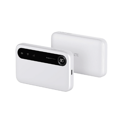 ZTE U50 Mobiler Router Hotspot 5G WiFi mit SIM-Steckplatz bis zu 32 Geräte  Weiß
