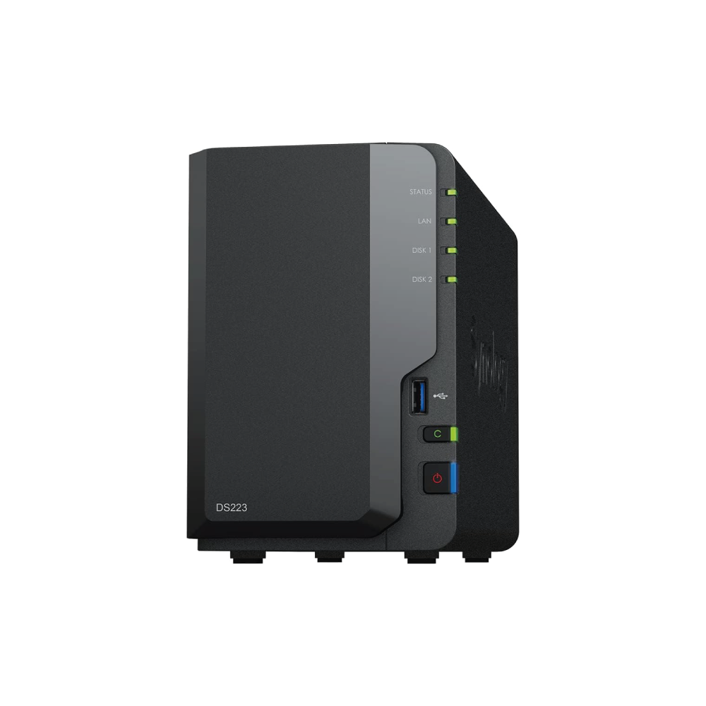 Synology DS223 NAS Server System 2bay Diskstation 4TB/6TB/8TB/12TB/16TB vorinst.