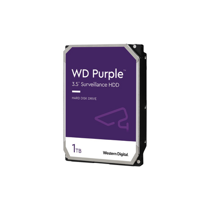 Western Digital Purple 1TB Interne Festplatte WD10PURZ 3,5 Zoll HDD SATA3 64MB