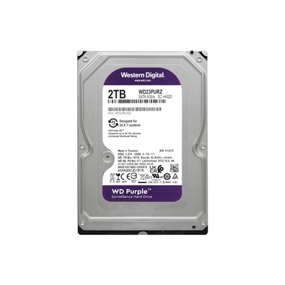 Western Digital WD Purple 2TB Interne Festplatte WD23PURZ 3,5 Zoll HDD SATA3