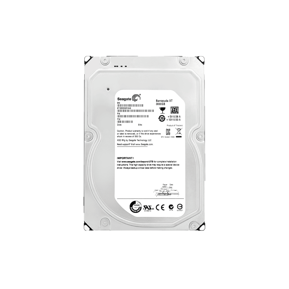 Seagate Barracuda 3TB Interne Festplatte ST33000651AS 3,5 Zoll HDD SATA3 7200RPM