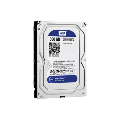 Western Digital WD Blue 500GB Interne Festplatte WD5000AZLX 3,5 Zoll HDD SATA3