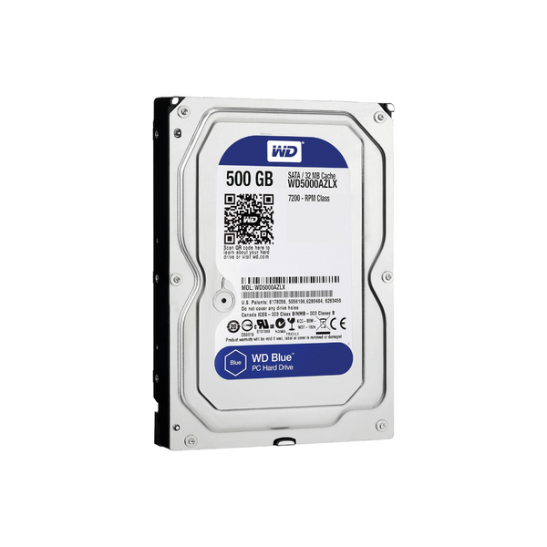 Western Digital WD Blue 500GB Interne Festplatte WD5000AZLX 3,5 Zoll HDD SATA3