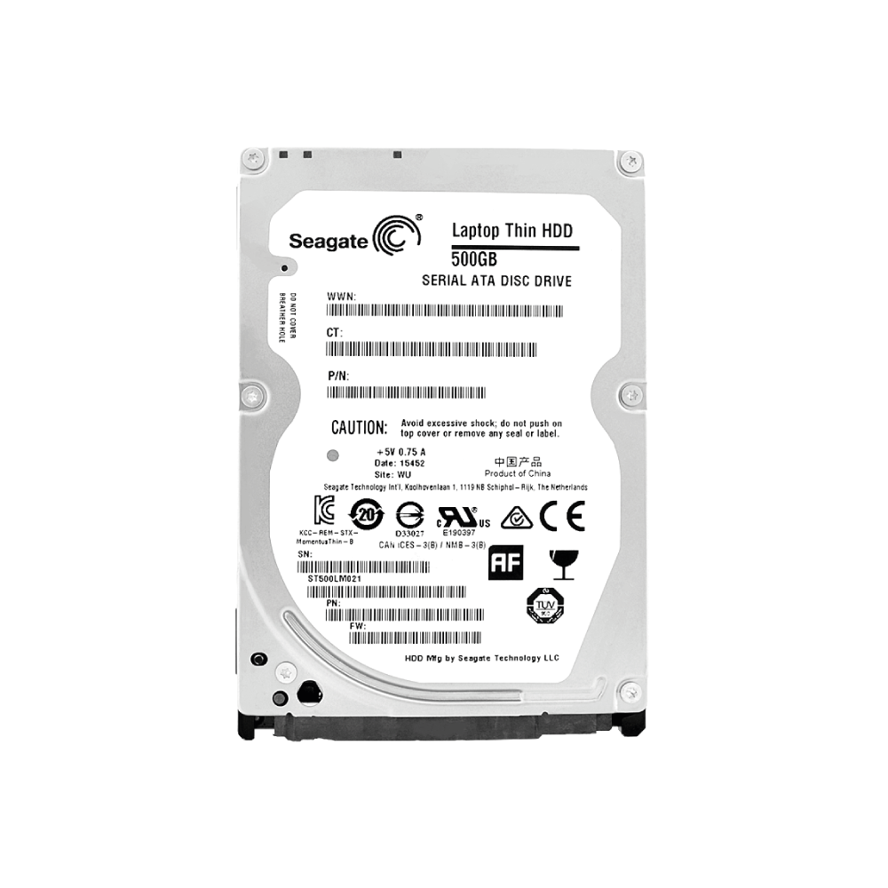 Seagate Laptop Thin 500GB Interne Festplatte ST500LM021 2,5 Zoll HDD SATA 6Gb/s