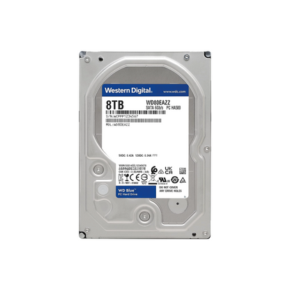 Western Digital Blue 8TB Interne Festplatte WD80EAZZ 3,5 Zoll HDD SATA3 5640RPM
