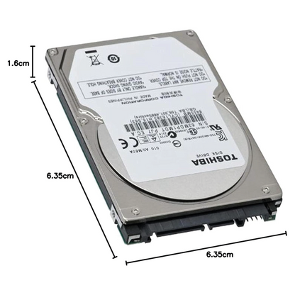 Toshiba 500GB Interne Festplatte MQ01ABF050 2,5 Zoll HDD SATA 6Gb/s 5400rpm