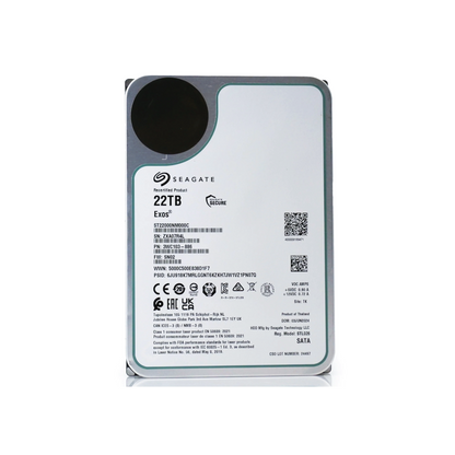 Seagate Exos X22 22TB Interne Server Festplatte ST22000NM000C 3,5 Zoll HDD SATA3