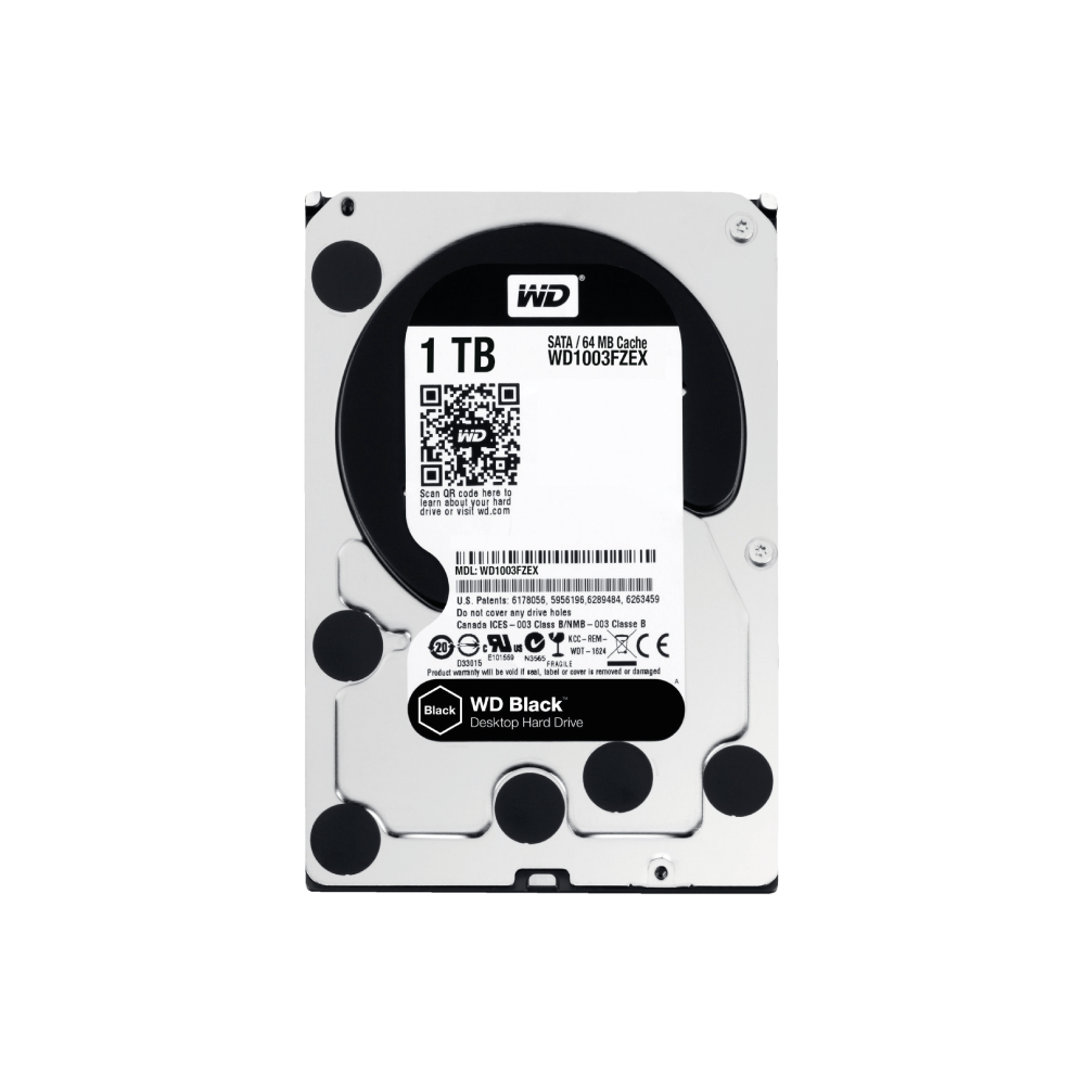 Western Digital WD Black 1TB Interne Festplatte WD1003FZEX 3,5 Zoll HDD SATA3