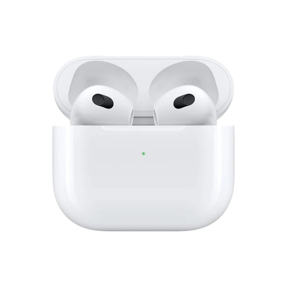 Apple AirPods 3. Generation 2022 mit Lightning Charging Case Kopfhörer - weiß