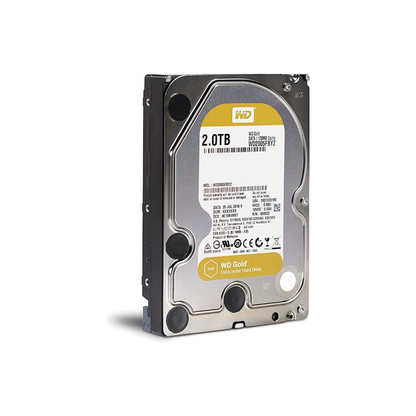 Western Digital WD Gold 2TB Interne Festplatte WD2005FBYZ 3,5 Zoll HDD SATA3