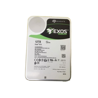 Seagate Exos X16 12TB Interne Server Festplatte ST12000NM003G 3,5 Zoll HDD SATA