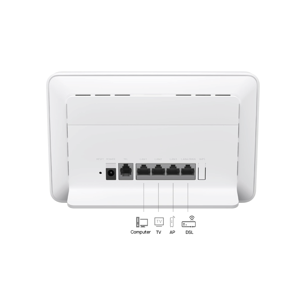 HUAWEI B636-336 Router 4G CPE 5 LTE WLAN 400 Mbit/s WiFi6 - weiß
