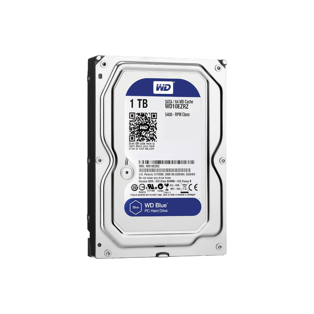 Western Digital WD Blue 1TB Interne Festplatte WD10EZRZ 3,5 Zoll HDD SATA 6/Gbs