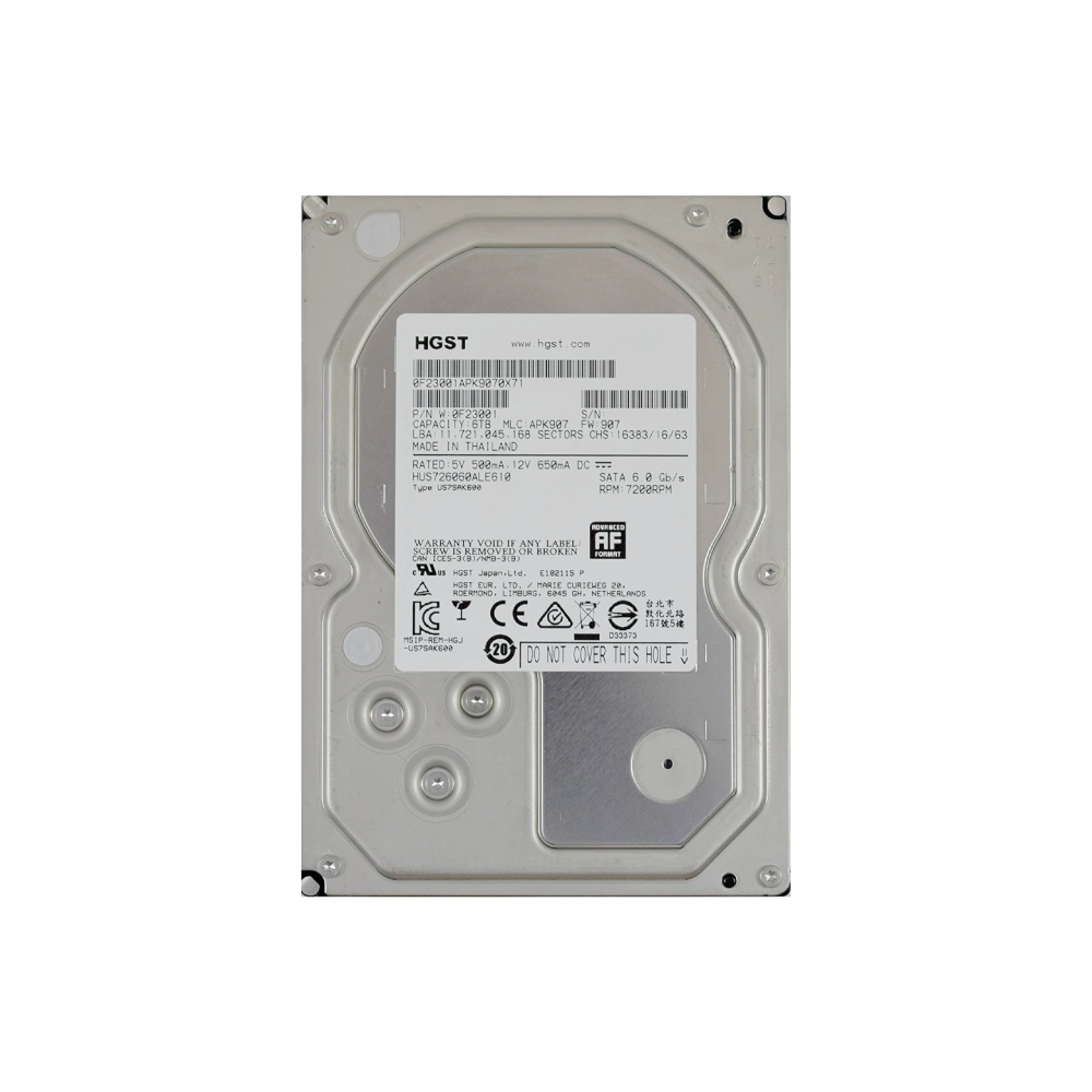 HGST Ultrastar 7K6000 ISE 6TB Interne Festplatte HUS726060ALE610 3,5 Zoll HDD
