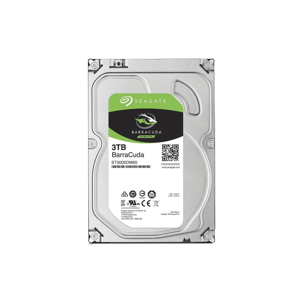 Seagate Barracuda 3TB Interne Festplatte ST3000DM007 3,5 Zoll HDD SATA3 5400rpm