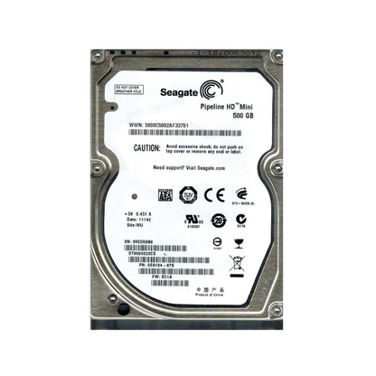Seagate Pipeline 500GB Interne Festplatte ST9500323CS 2,5 Zoll HDD SATA 5400RPM