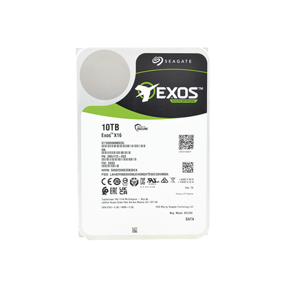 Seagate Exos X16 10TB Interne Server Festplatte ST10000NM003G 3,5 Zoll HDD SATA