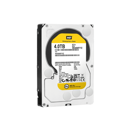 Western Digital WD RE 4TB Interne Festplatte WD4000FYYZ 3,5 Zoll HDD SATA3 64MB