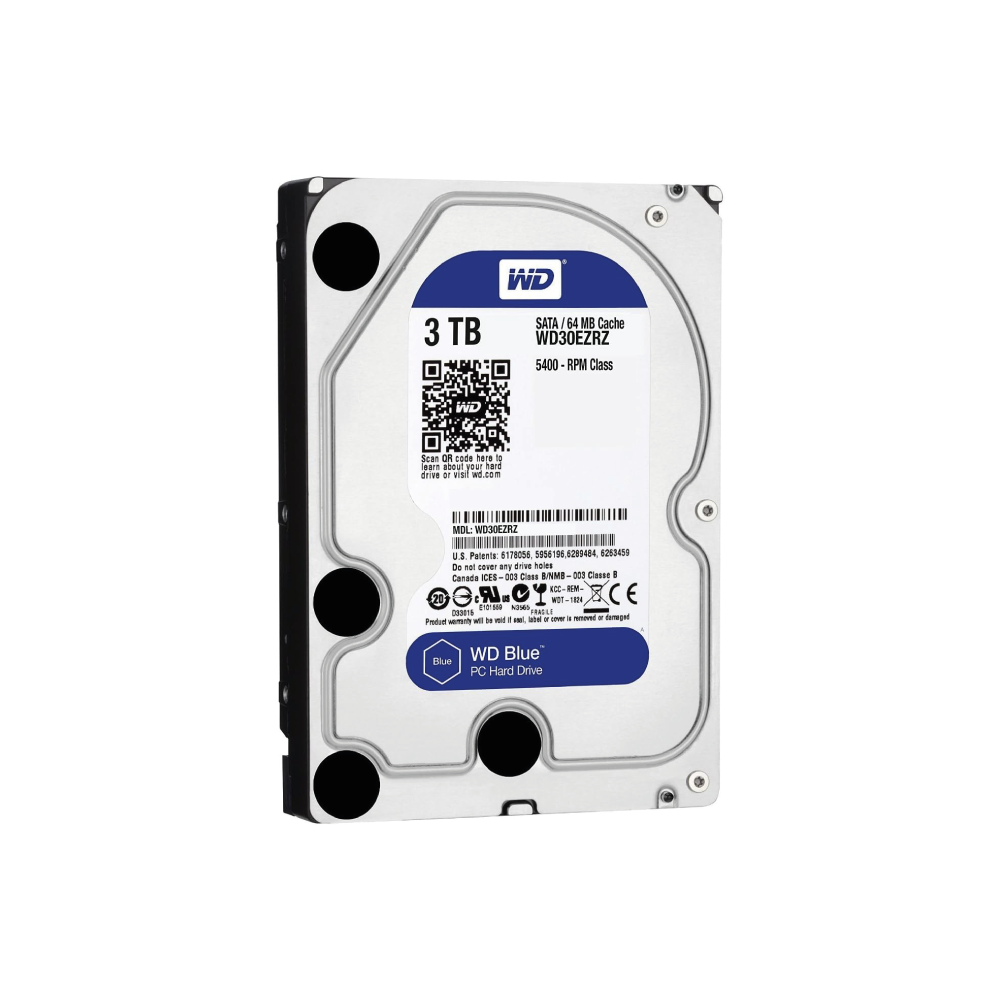 Western Digital WD Blue 3TB Interne Festplatte WD30EZRZ 3,5 Zoll HDD SATA3 64MB