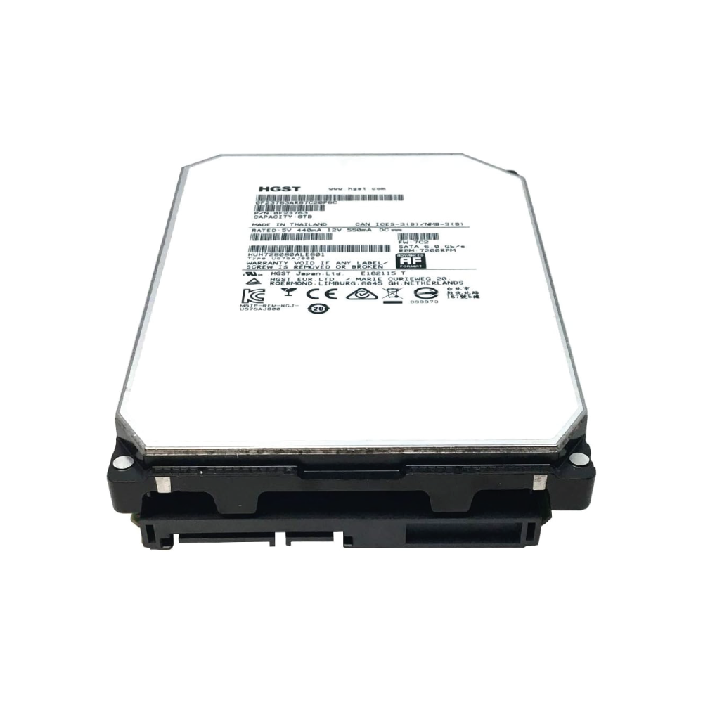 WD HGST Ultrastar He8 8TB Interne Festplatte HUH728080ALE601 3,5 Zoll SATA3 128MB