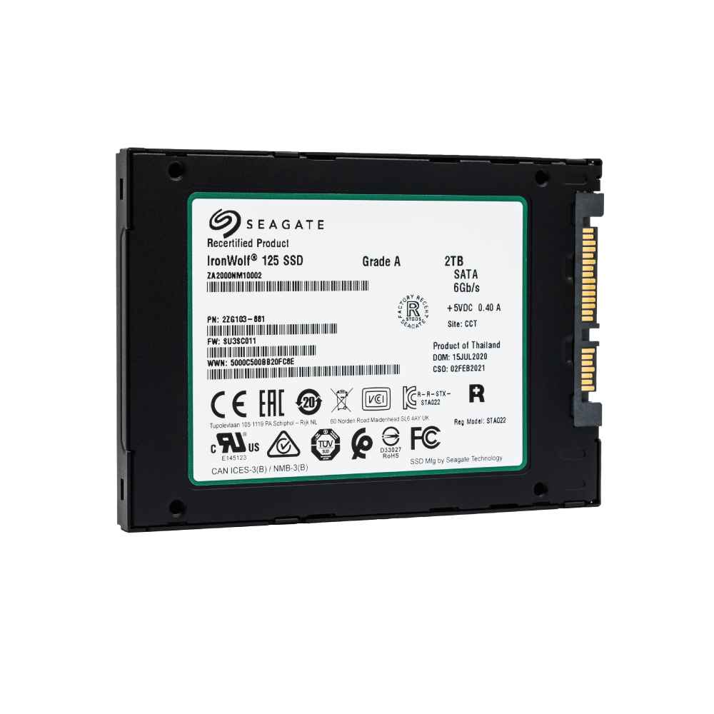 Seagate IronWolf 110 240 GB Interne SSD ZA240NM10001 2,5 Zoll SATA 6Gb/s 560Mb/s