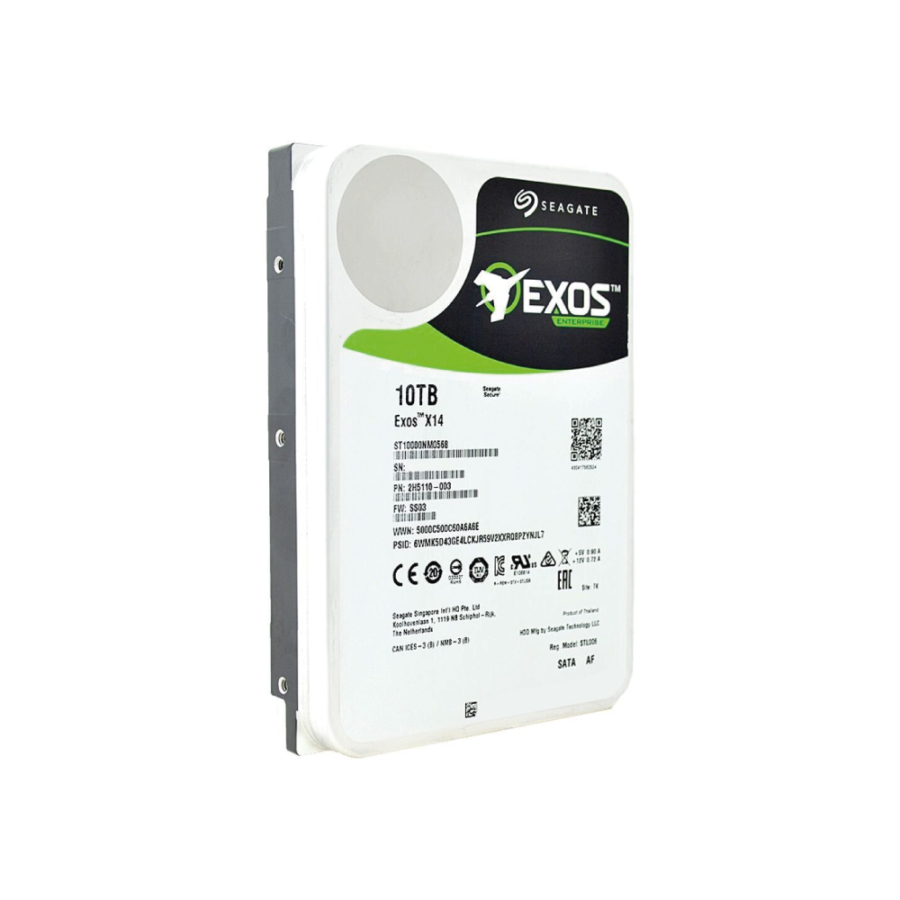 Seagate Exos X X14 10TB, 512e/4Kn, SATA 6Gb/s (ST10000NM0568)