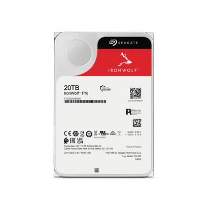 Seagate IronWolf Pro 20TB Interne NAS Festplatte ST20000NE000 3,5 Zoll HDD SATA