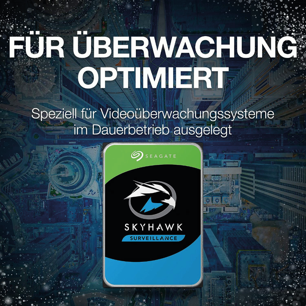 Seagate SkyHawk 3TB Interne Festplatte ST3000VX009 3,5 Zoll HDD SATA 6Gb/s