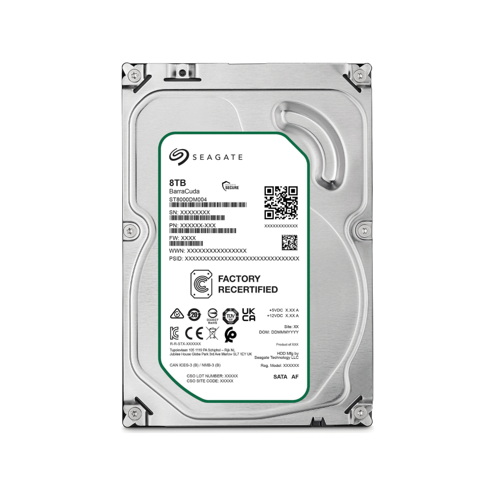 Seagate Barracuda 8TB Interne Festplatte ST8000DM004 3,5 Zoll HDD SATA3 5400RPM
