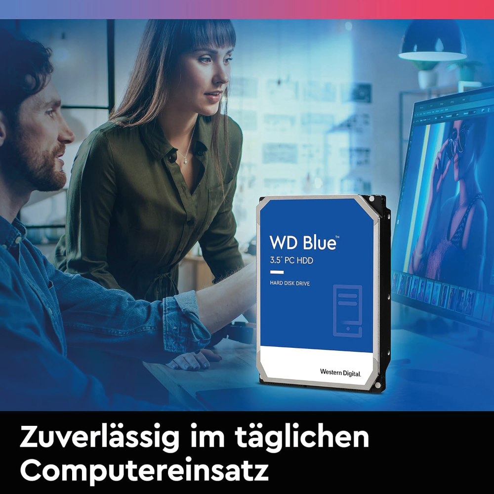 Western Digital WD Blue 500GB Interne Festplatte WD5000AAKX 3,5 Zoll HDD SATA3