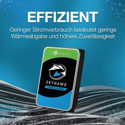 Seagate SkyHawk 3TB Interne Festplatte ST3000VX009 3,5 Zoll HDD SATA 6Gb/s