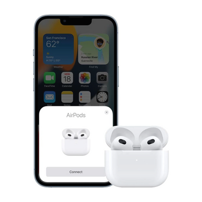 Apple AirPods 3. Generation 2022 mit MagSafe Charging Case Kopfhörer - weiß