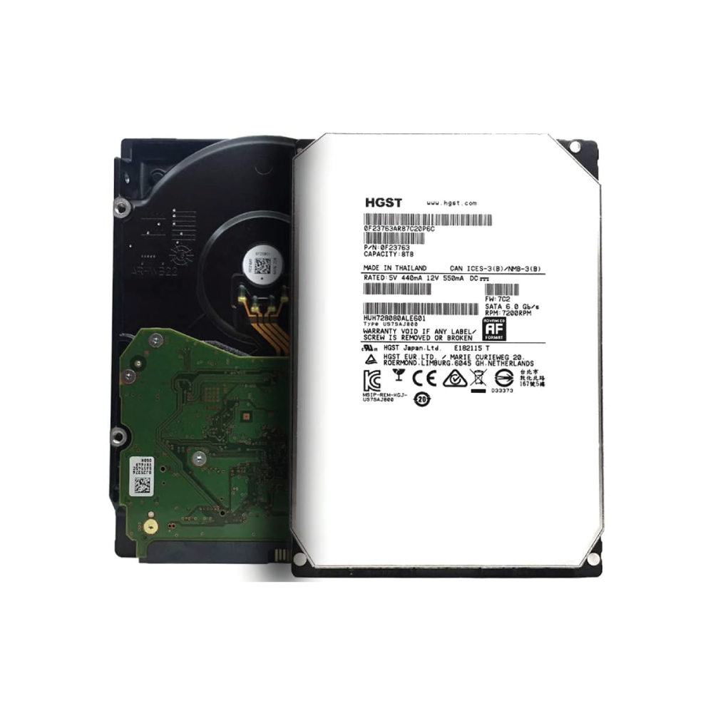 HGST Ultrastar He8 8TB Interne Festplatte HUH728080ALE601 3,5 Zoll HDD SATA3