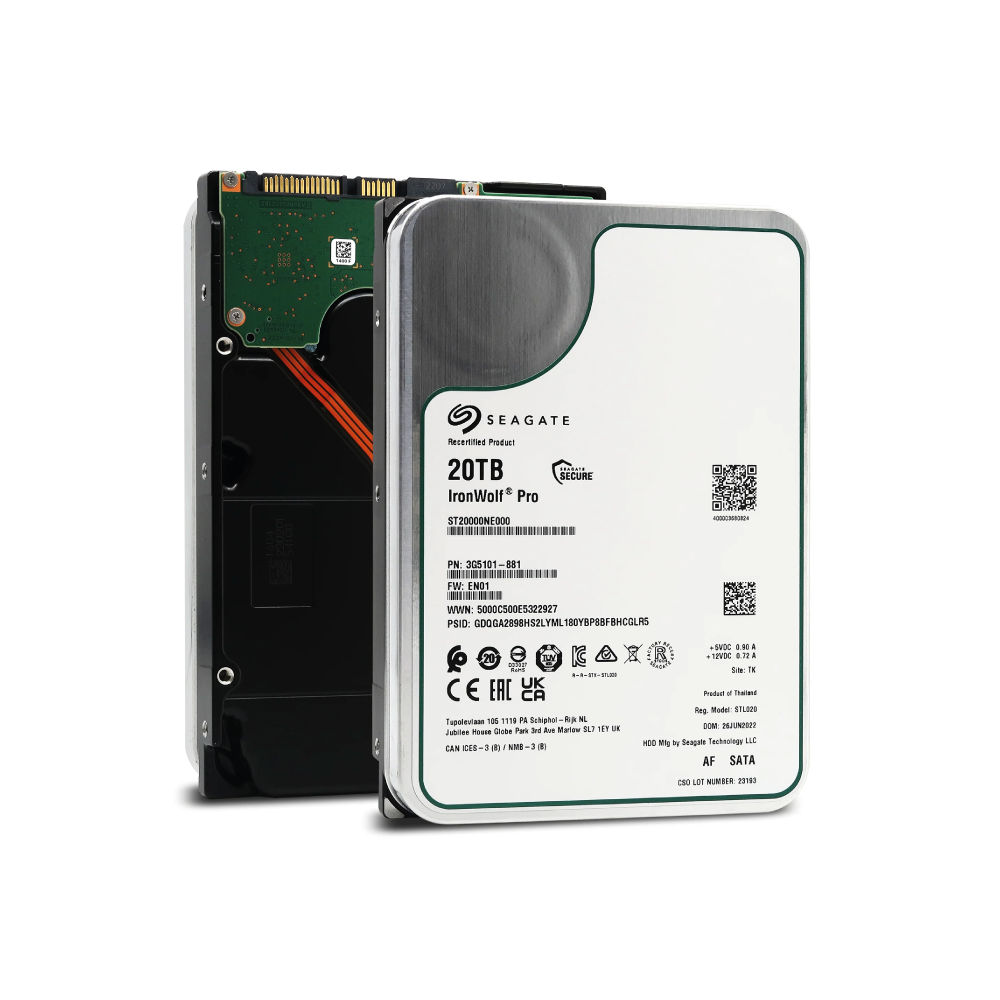 Seagate IronWolf Pro 20TB Interne NAS Festplatte ST20000NE000 3,5 Zoll HDD SATA